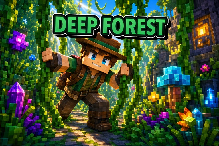 Forest of No Return Add-on preview for Minecraft Bedrock