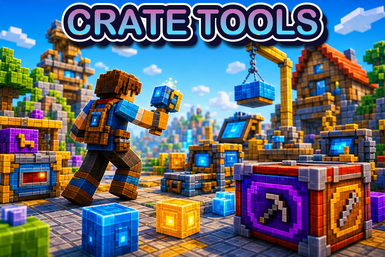 Kitty Crates Toolkit preview for Minecraft Bedrock