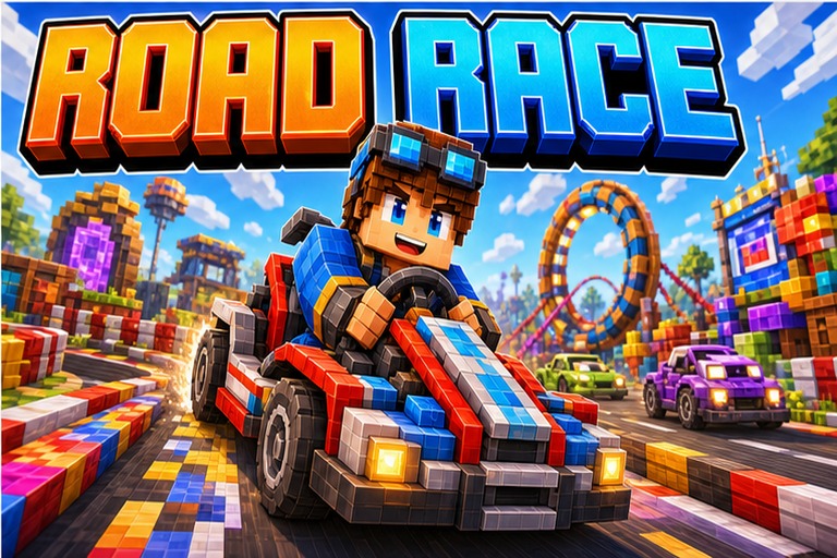 Roads Plus Add-on preview for Minecraft Bedrock