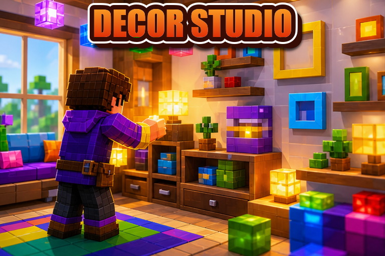 YouTubers Decorations Add-on preview for Minecraft Bedrock