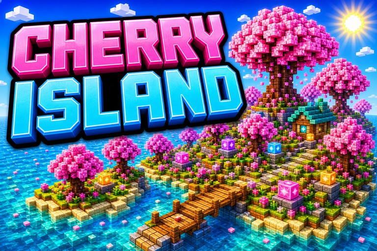 Cherry Grove Island preview for Minecraft Bedrock
