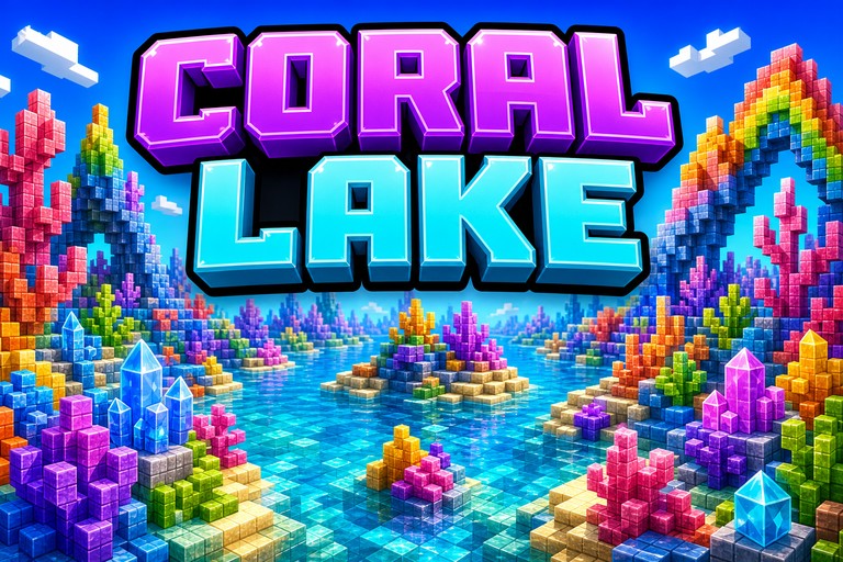 Coral Lake preview for Minecraft Bedrock