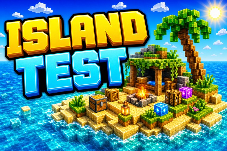 Deserted Island Challenge (Java & Bedrock) preview for Minecraft Bedrock