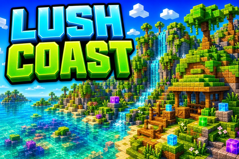 Extension Lush Coast preview for Minecraft Bedrock