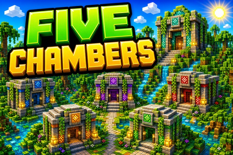 Five Trial Chambers in one Jungle (Java & Bedrock) preview for Minecraft Bedrock