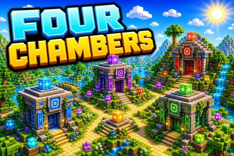 Four Trial Chambers Near Spawn (Java & Bedrock) preview for Minecraft Bedrock