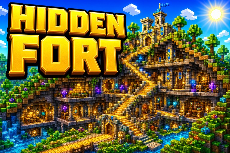 Guaranteed Stronghold preview for Minecraft Bedrock