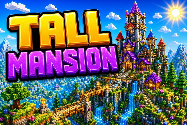 High Rise Mansion preview for Minecraft Bedrock