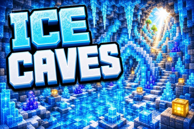 Ice Caves preview for Minecraft Bedrock