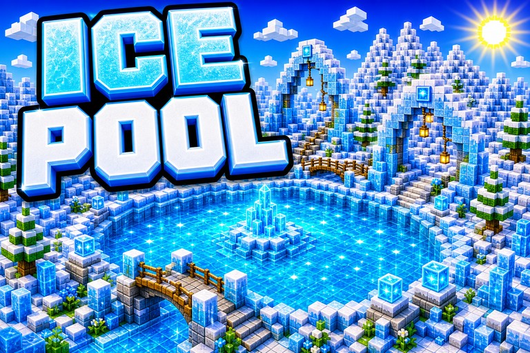 Ice Pool preview for Minecraft Bedrock