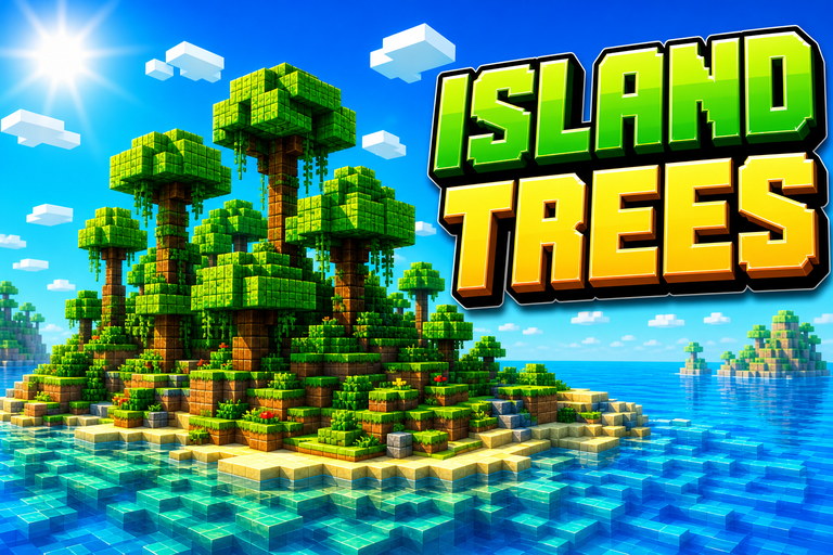 Island of Trees preview for Minecraft Bedrock