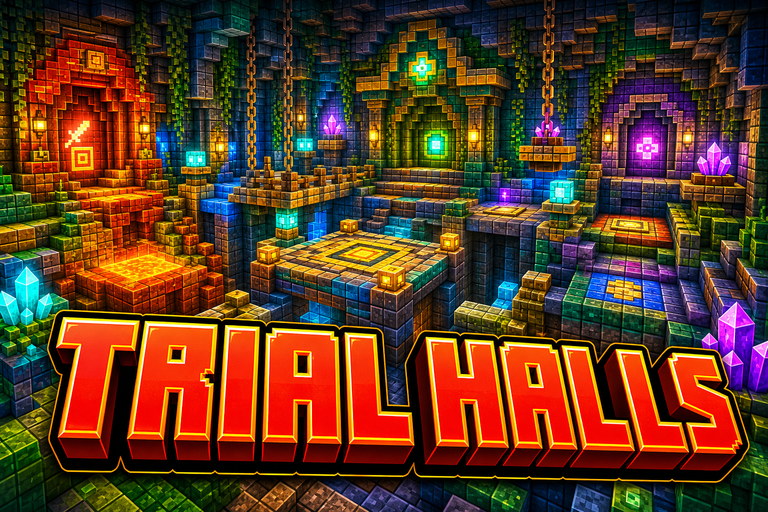 Massive Trial Chambers Near Spawn (Java & Bedrock) preview for Minecraft Bedrock