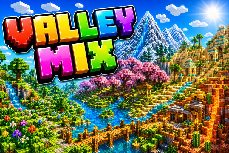Minecraft Combination Valley preview for Minecraft Bedrock