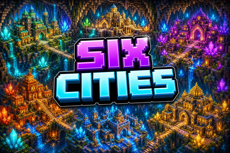 Six Ancient Cities at Spawn preview for Minecraft Bedrock