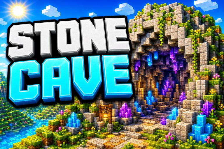 Skullface Cave preview for Minecraft Bedrock