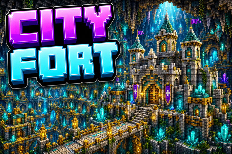 Stronghold in Ancient City preview for Minecraft Bedrock