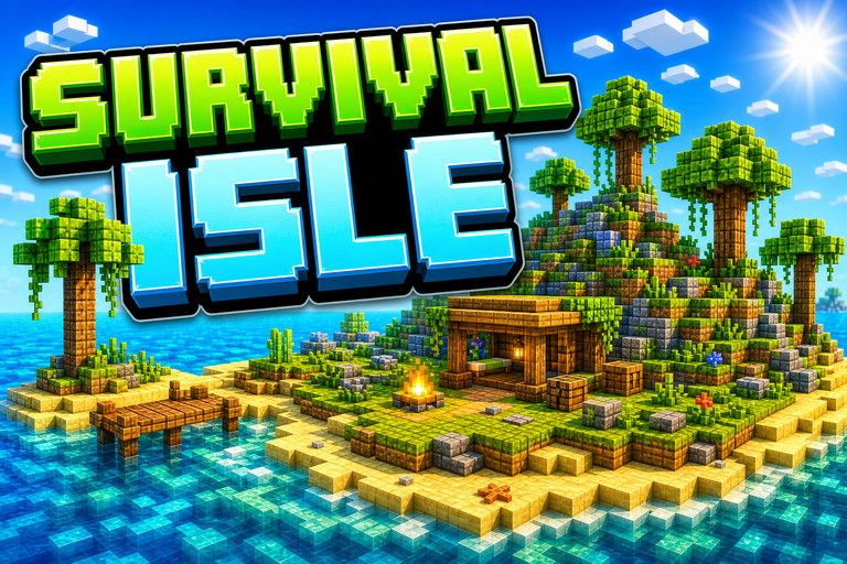 Survival Island preview for Minecraft Bedrock