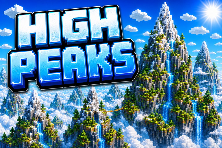 Tallest Scattered Mountain preview for Minecraft Bedrock