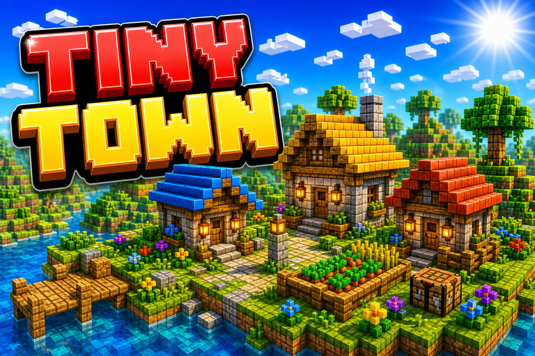 The Smallest Minecraft Village Seed preview for Minecraft Bedrock