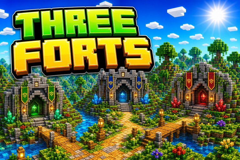 Three Strongholds Near Spawn preview for Minecraft Bedrock