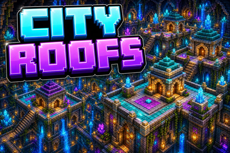Trial Chambers atop an Ancient City (Bedrock) preview for Minecraft Bedrock