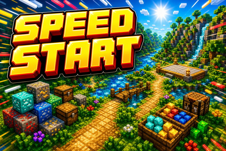 Ultimate Speed Run Seed preview for Minecraft Bedrock