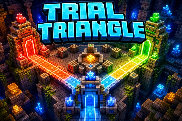 Village & Trial Chamber Triangle (Bedrock) preview for Minecraft Bedrock