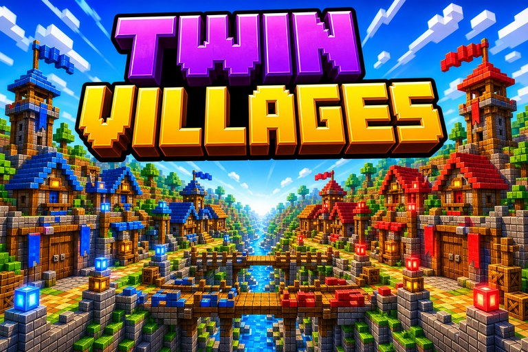 Villages for a Duel preview for Minecraft Bedrock