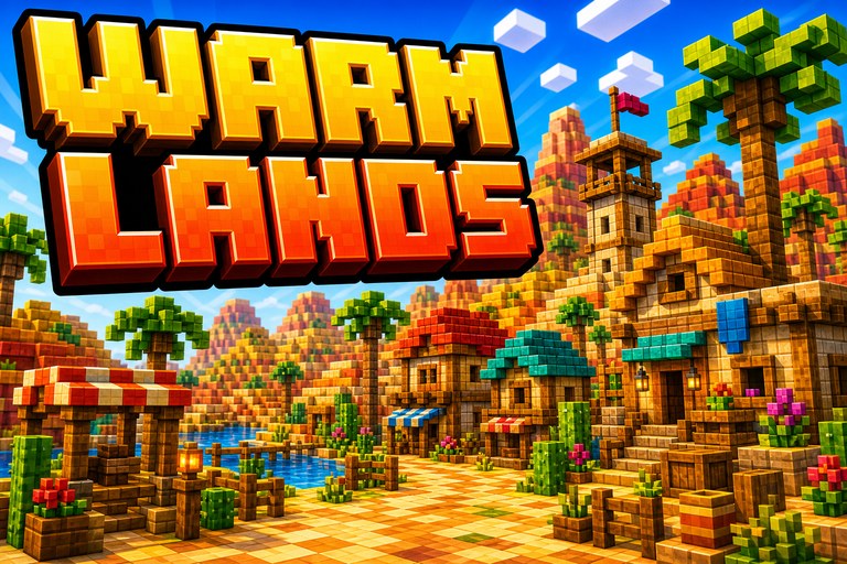 Warm Biome Galore (Java & Bedrock) preview for Minecraft Bedrock