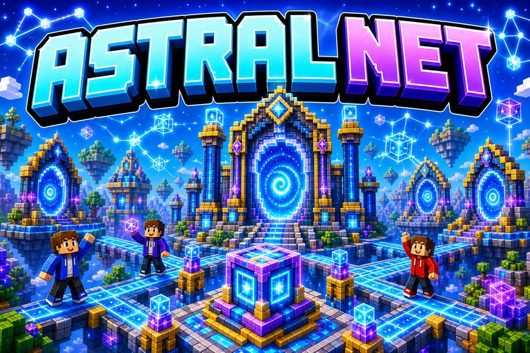 AstrialMc Network preview for Minecraft Bedrock