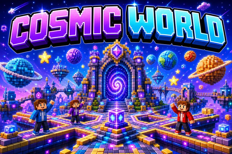 Cosmix World preview for Minecraft Bedrock