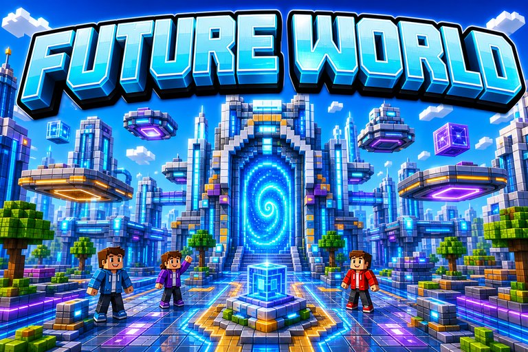 FuturoCraft preview for Minecraft Bedrock