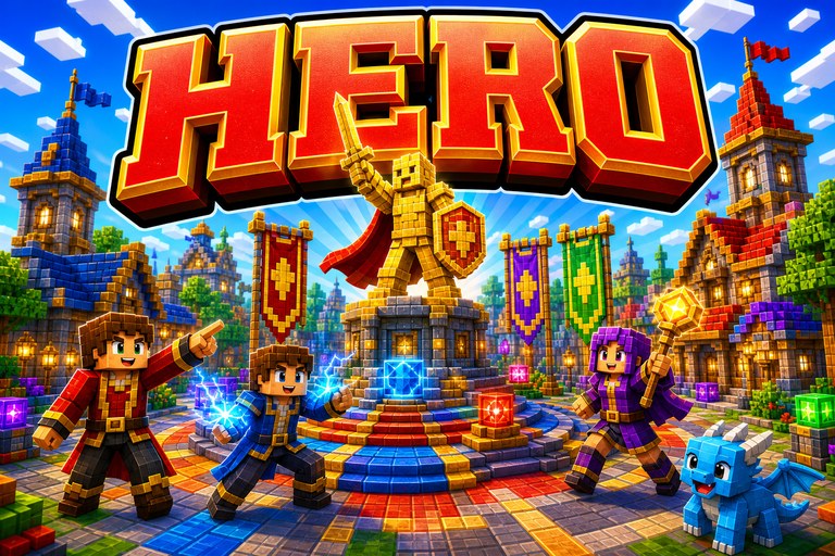HERO SMP preview for Minecraft Bedrock
