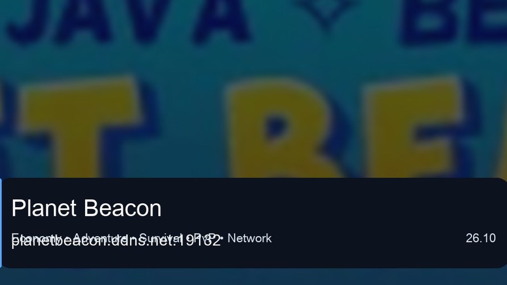 Planet Beacon preview for Minecraft Bedrock