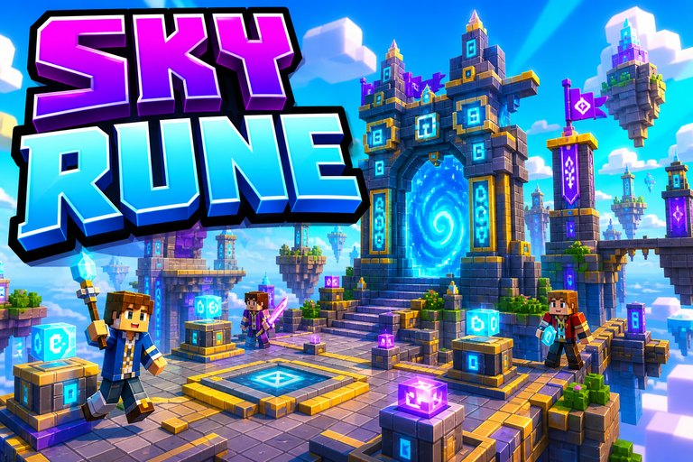ᛈ Skyrune ᛟ preview for Minecraft Bedrock