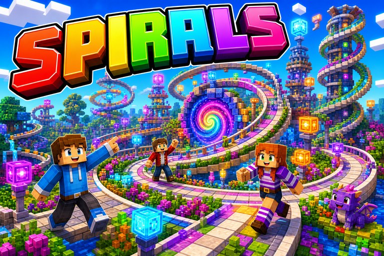 Spirals MC preview for Minecraft Bedrock