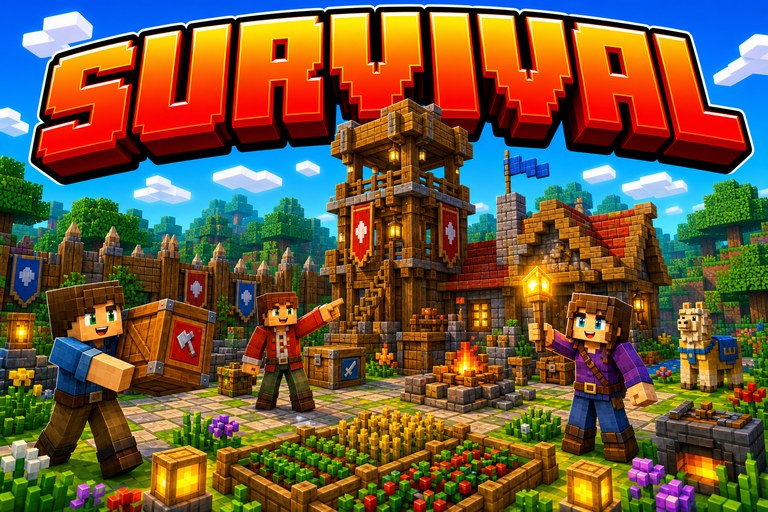 Survival Anarchy preview for Minecraft Bedrock
