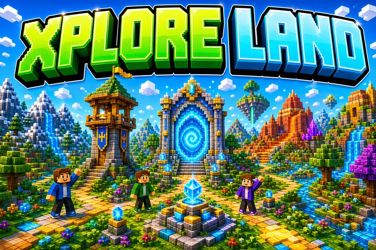 Xploreland preview for Minecraft Bedrock