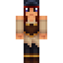 Girls Skin 121 preview for Minecraft Bedrock