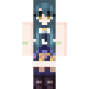 Girls Skin 13 preview for Minecraft Bedrock