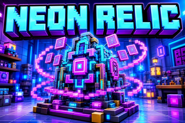 3D Techno Totem Texture Pack preview for Minecraft Bedrock