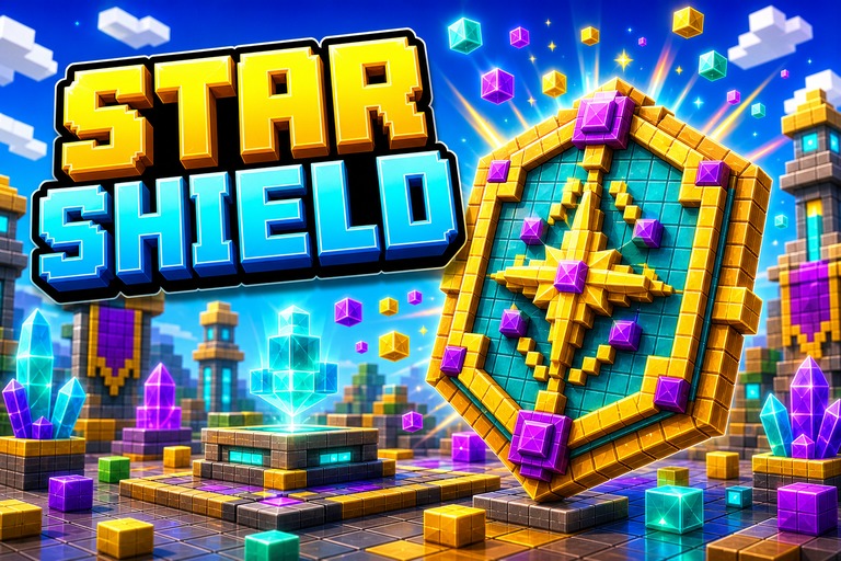 Captain America Shield Texture Pack preview for Minecraft Bedrock