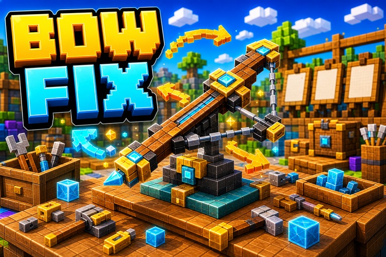 Crossbow Position - Bug Fix preview for Minecraft Bedrock