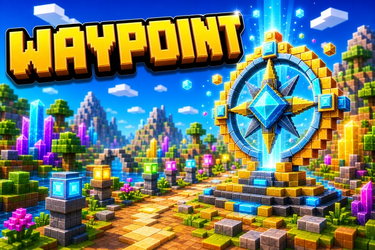 Crownbossyt's Waypoint Texture Pack preview for Minecraft Bedrock