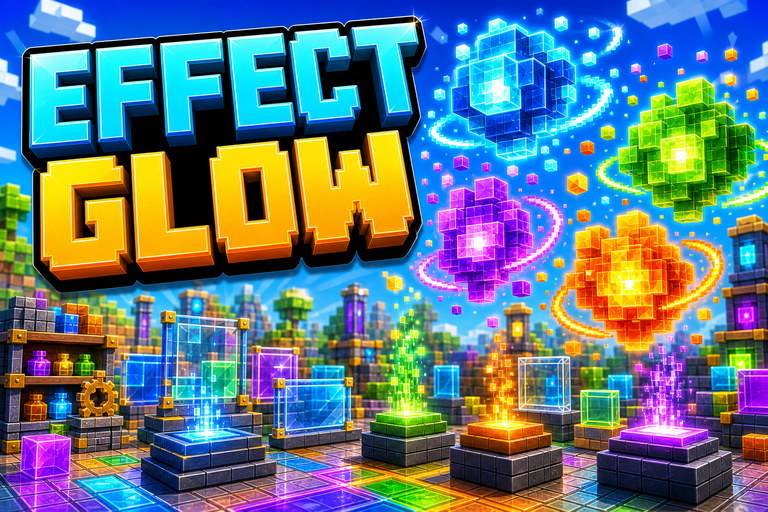 Effect Display Overlay Texture Pack preview for Minecraft Bedrock