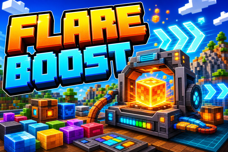 FLARE Optimizer Texture Pack preview for Minecraft Bedrock