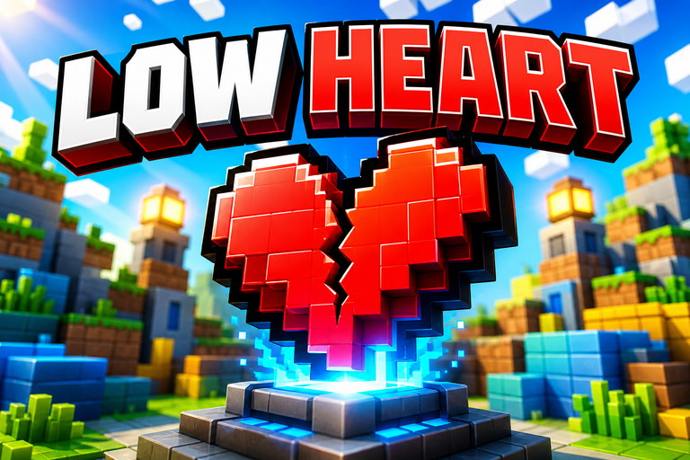 Half Heart (From Below) Texture Pack preview for Minecraft Bedrock