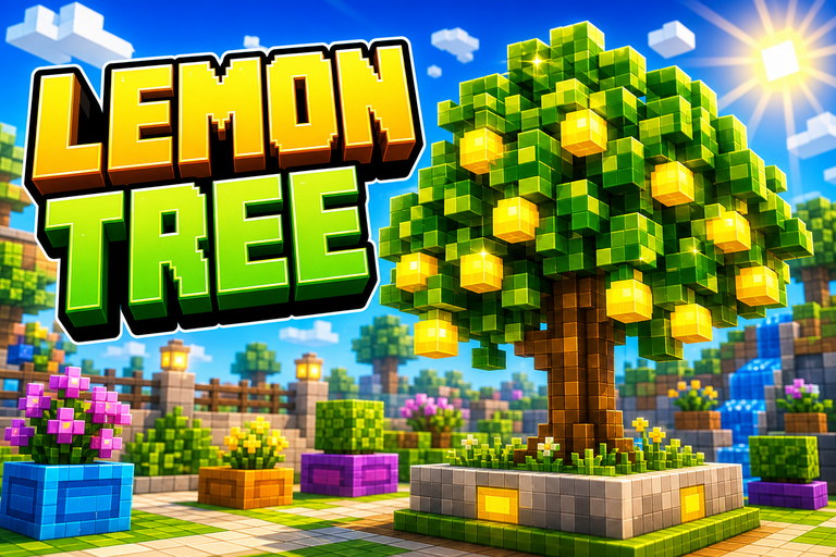 Lemon Tree MCPE by Vermouth Texture Pack preview for Minecraft Bedrock