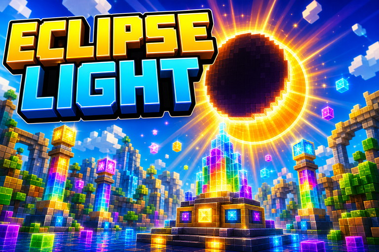 Luminous Eclipse Shader preview for Minecraft Bedrock