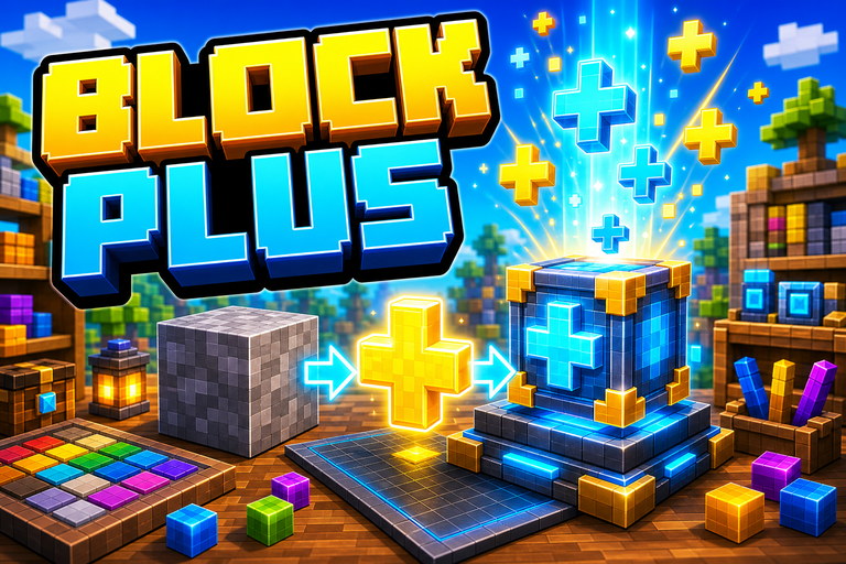 Minecraft+ Texture Pack preview for Minecraft Bedrock